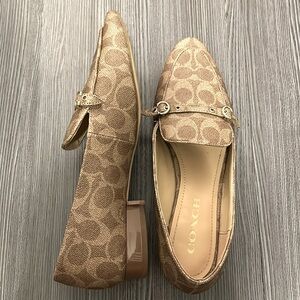 Coach Irene Jacquard loafers